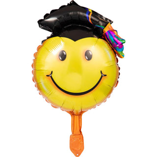 Smiley Face Graduation Shape Balloon