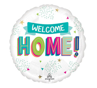 Welcome Home Mylar Balloon