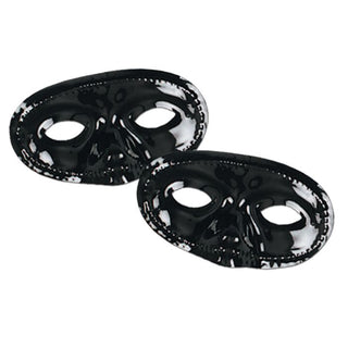 Black Masquerade Half Mask