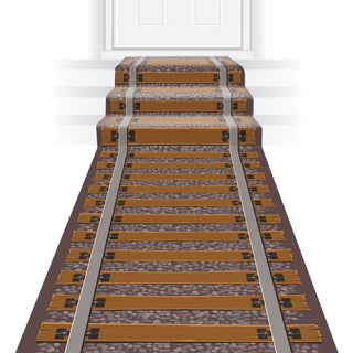 Train Railroad Floor Runner