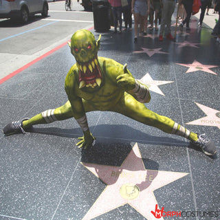 Adult Green Orc Jaw Dropper Costume