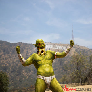 Adult Green Orc Jaw Dropper Costume