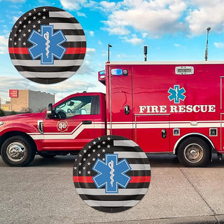 EMT Worker Paper Plates