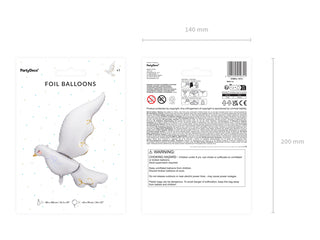 White Dove Shape Balloon