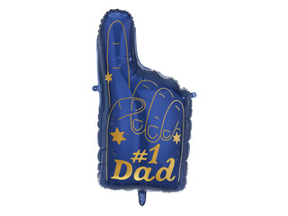 Best Dad # 1 Dad Shape Balloon