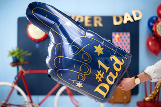 Best Dad # 1 Dad Shape Balloon