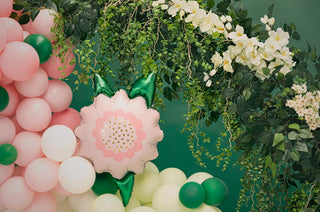 Pink Flower Shape Balloon