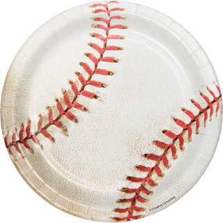 Baseball Party Dessert Plates