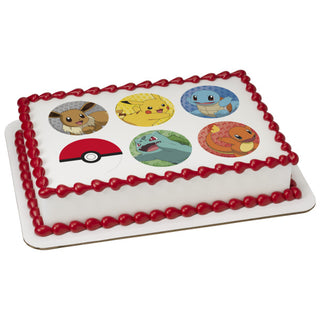 Pokemon Battle Edible Image