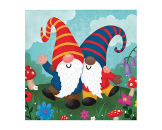 Enchanted Forest Gnomes Small Napkins