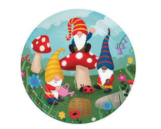 Enchanted Forest Gnomes Large Plates