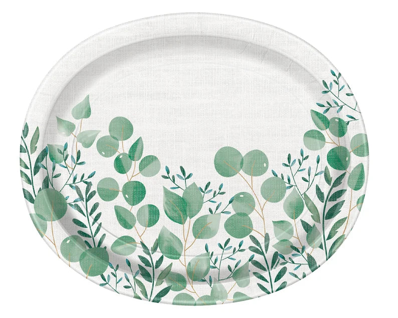 Greenery Party Plates