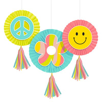 Flower Power Hanging Cutout Decor