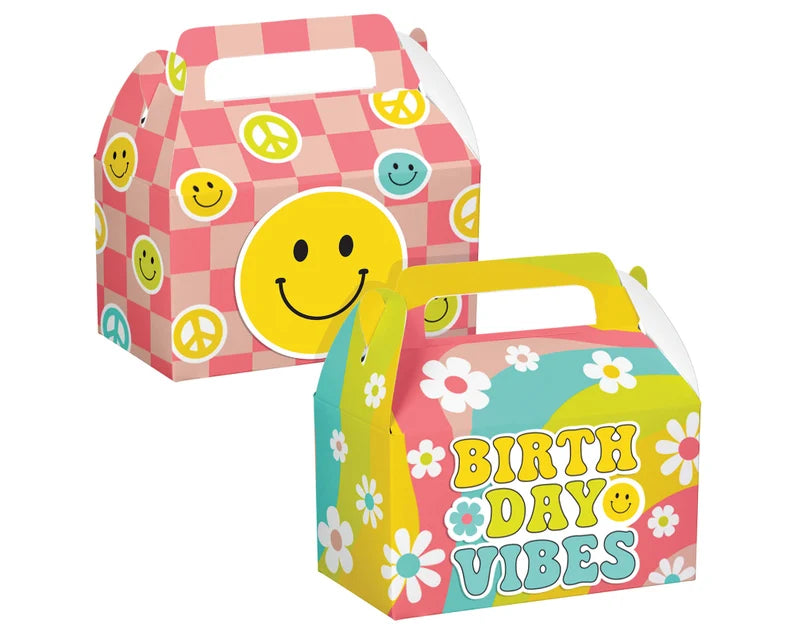 Flower Power Party Favor Boxes