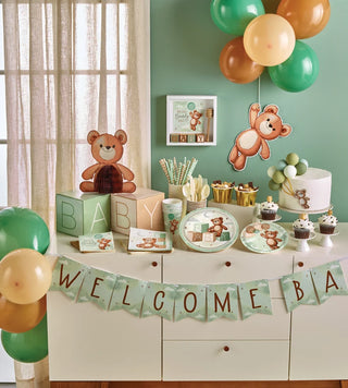 Welcome Baby Banner - We Can Bearly Wait