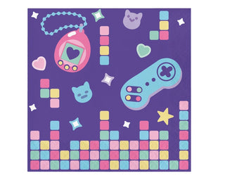 Girl Gamer Birthday Large Napkins