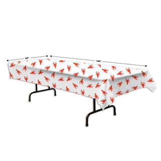 Crawfish Boil Themed Party Plastic Tablecover