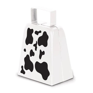 Farm Party Cow Print Cow Bell