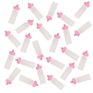 Pink Mini Baby Bottles Favors  24ct