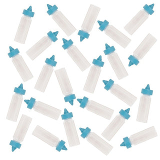 Blue Mini Baby Bottles Favors  24ct