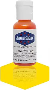 Americolor - Lemon Yellow Soft Gel Paste 0.75 oz.