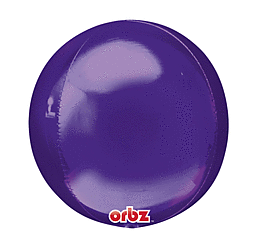 Purple Orb Mylar Balloon