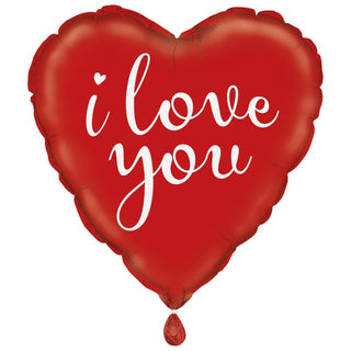 I love You Heart Mylar