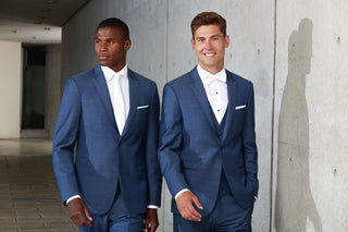 Ike Behar Indigo Blue Ultra Slim Fit Tuxedo