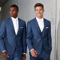 Ike Behar Indigo Blue Ultra Slim Fit Tuxedo