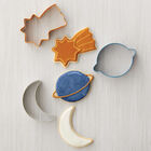 3-Piece Metal Outer Space Cookie Cutter Set
