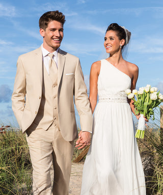 Tan Havana Slim Fit Suit