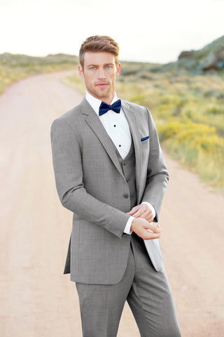 Ultra Slim Heather Grey Clayton Tuxedo