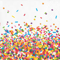 Sprinkles Party - Beverage Napkins/ 2 Ply -16 count
