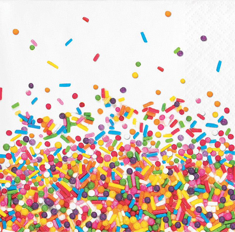 Sprinkles Party - Beverage Napkins/ 2 Ply -16 count