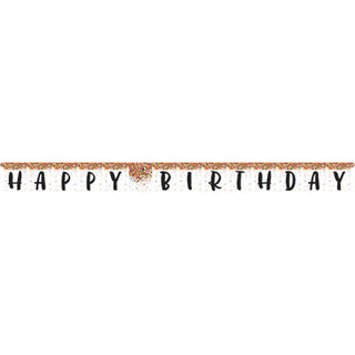 Sprinkles Party - Happy Birthday Banner - 10' x 7"