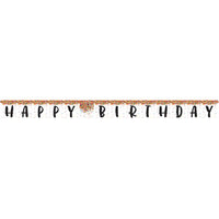 Sprinkles Party - Happy Birthday Banner - 10' x 7"