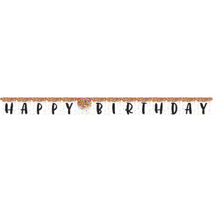 Sprinkles Party - Happy Birthday Banner - 10' x 7"