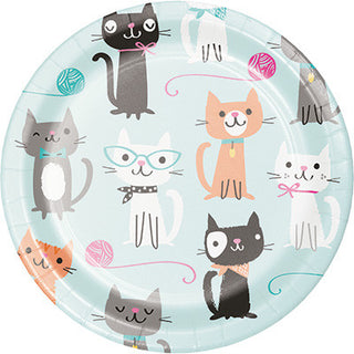 Purr-Fect Party Dessert Plates