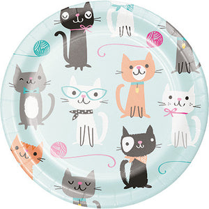 Purr-Fect Party Dessert Plates