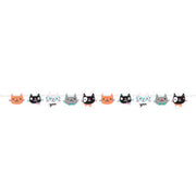 Purr-Fect Party Shaped Ribbon Banner