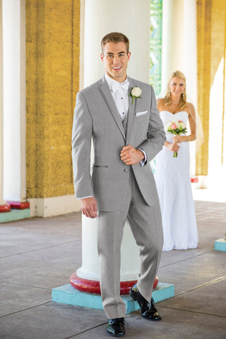 Heather Grey Aspen Slim Fit Tuxedo