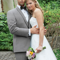 Heather Grey Aspen Slim Fit Tuxedo
