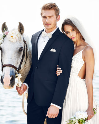Michael Kors Navy Ultra Slim Fit Tuxedo