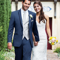 Slate Blue Aspen Slim Fit Tuxedo