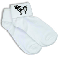 50's Adult Poodle Socks