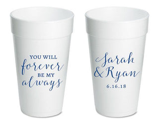 Foam Personalized Cups / 50 Count