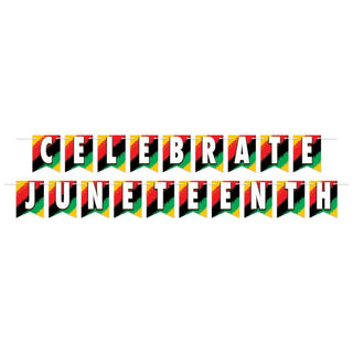 Celebrate Juneteenth Banner 8 ft