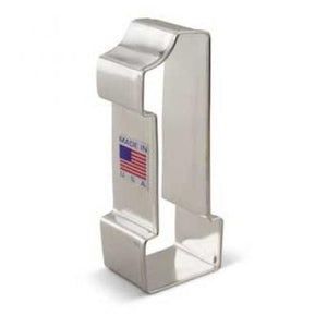 Number 1 cookie cutter
