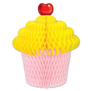 Cupcake Tissue Centerpiece - 7 inches/ 2 types available.