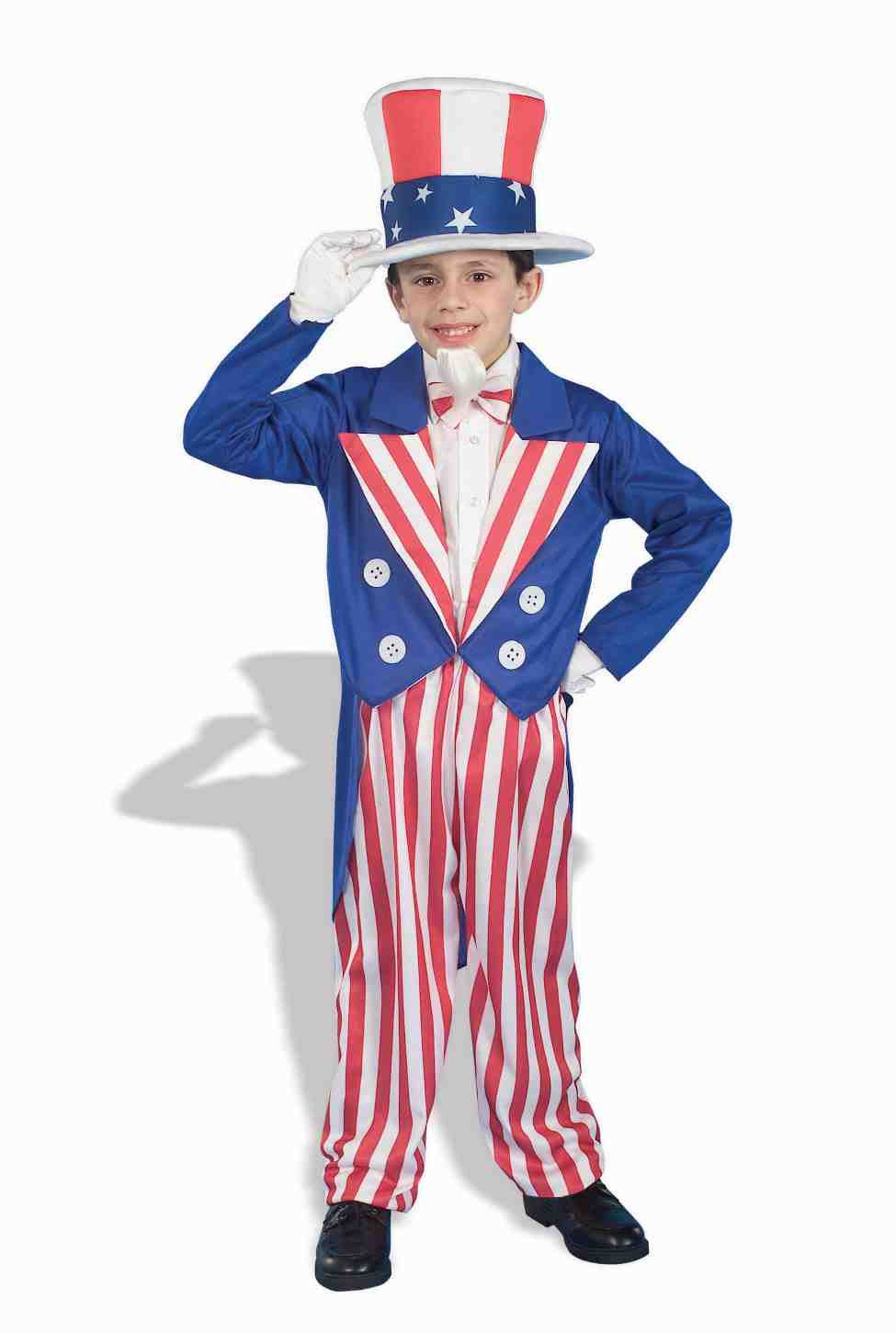 Kids Deluxe Uncle Sam Costume